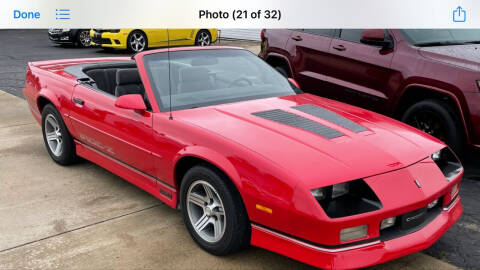 1990 Chevrolet Camaro for sale at Jim Elsberry Auto Sales in Paris IL
