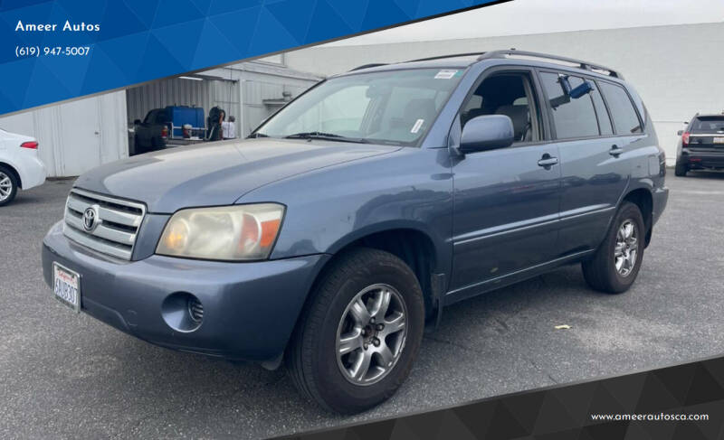 2004 Toyota Highlander for sale at Ameer Autos in San Diego CA