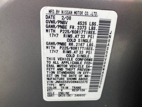 2008 Nissan Rogue SL