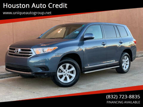 2013 Toyota Highlander for sale at Houston Auto Credit in Houston TX