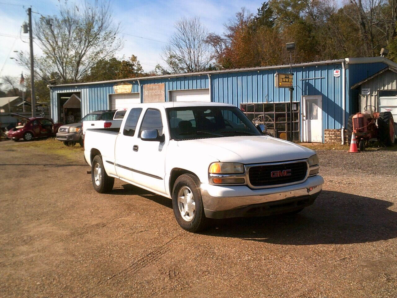 White 2000 GMC Sierra 1500 SLE 3dr SLE Extended Cab SB 1