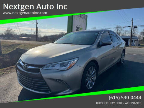 2017 Toyota Camry for sale at Nextgen Auto Inc in Smithville TN