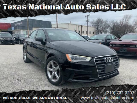 2015 Audi S3 for sale at Texas National Auto Sales LLC in San Antonio TX