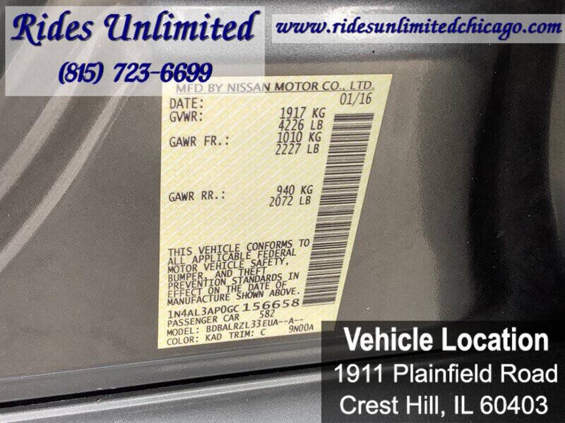 2016 Nissan Altima 2.5 SL