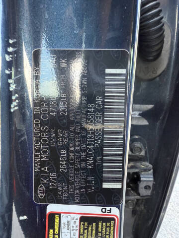 2017 Kia Cadenza Premium