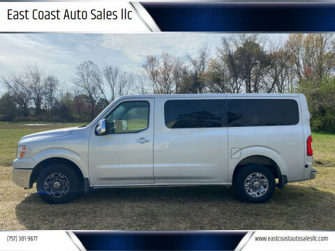 2013 Nissan NV for sale at East Coast Auto Sales llc in Virginia Beach VA