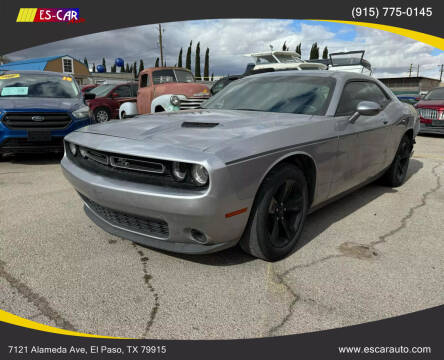 2015 Dodge Challenger for sale at Escar Auto - 9809 Montana Ave Lot in El Paso TX