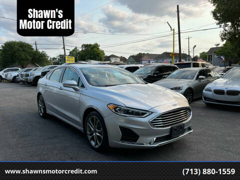 2019 Ford Fusion for sale at Shawn's Motor Credit in Houston TX
