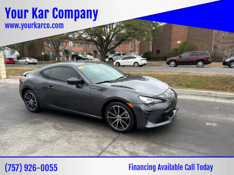 2017 Toyota 86 for sale at Your Kar Company in Norfolk VA