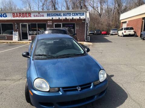 2002 Dodge Neon for sale at City Auto in King George VA