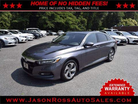 2020 Honda Accord for sale at Jason Ross Auto Sales in Burlington NC