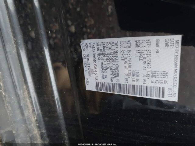 2013 Nissan Pathfinder Platinum