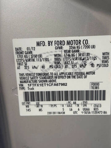 2012 Ford F-150