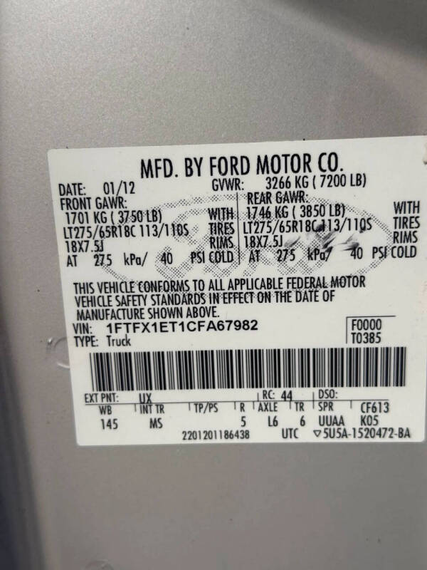 2012 Ford F-150