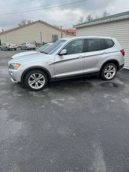 2012 BMW X3 for sale at CRS Auto & Trailer Sales Inc in Clay City KY