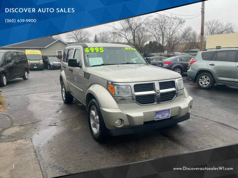 2008 Dodge Nitro for sale at DISCOVER AUTO SALES in Racine WI