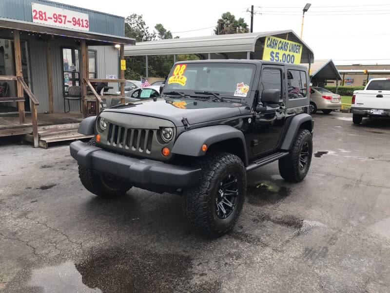 2008 Jeep Wrangler for sale at Texas 1 Auto Finance in Kemah TX