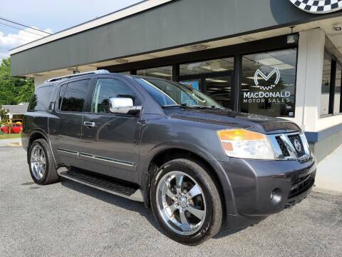 2011 Nissan Armada for sale at MacDonald Motor Sales in High Point NC