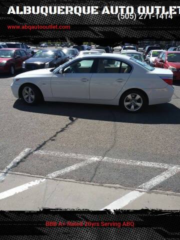2007 BMW 5 Series for sale at ALBUQUERQUE AUTO OUTLET in Albuquerque NM