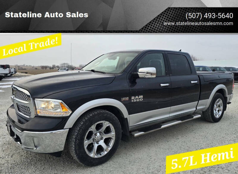 2017 RAM 1500 for sale at Stateline Auto Sales in Mabel MN