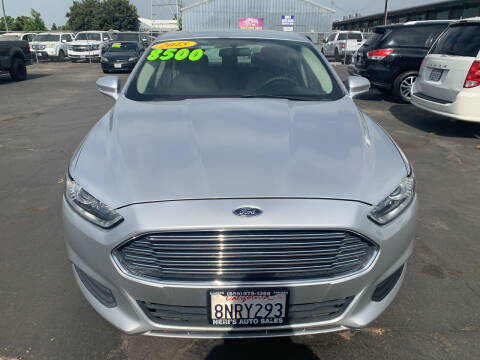 2015 Ford Fusion for sale at Neri's Auto Sales in Sanger CA