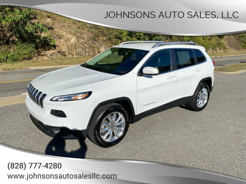 2016 Jeep Cherokee for sale at Johnsons Auto Sales, LLC in Marshall NC