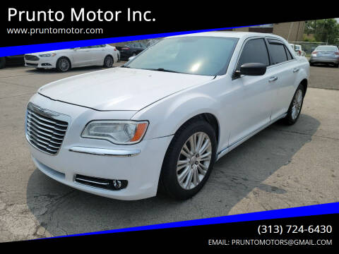 2013 Chrysler 300 for sale at Prunto Motor Inc. in Dearborn MI