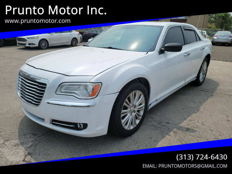2013 Chrysler 300 for sale at Prunto Motor Inc. in Dearborn MI