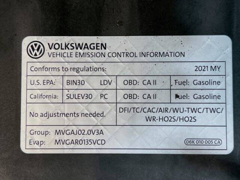 2021 Volkswagen Passat SE