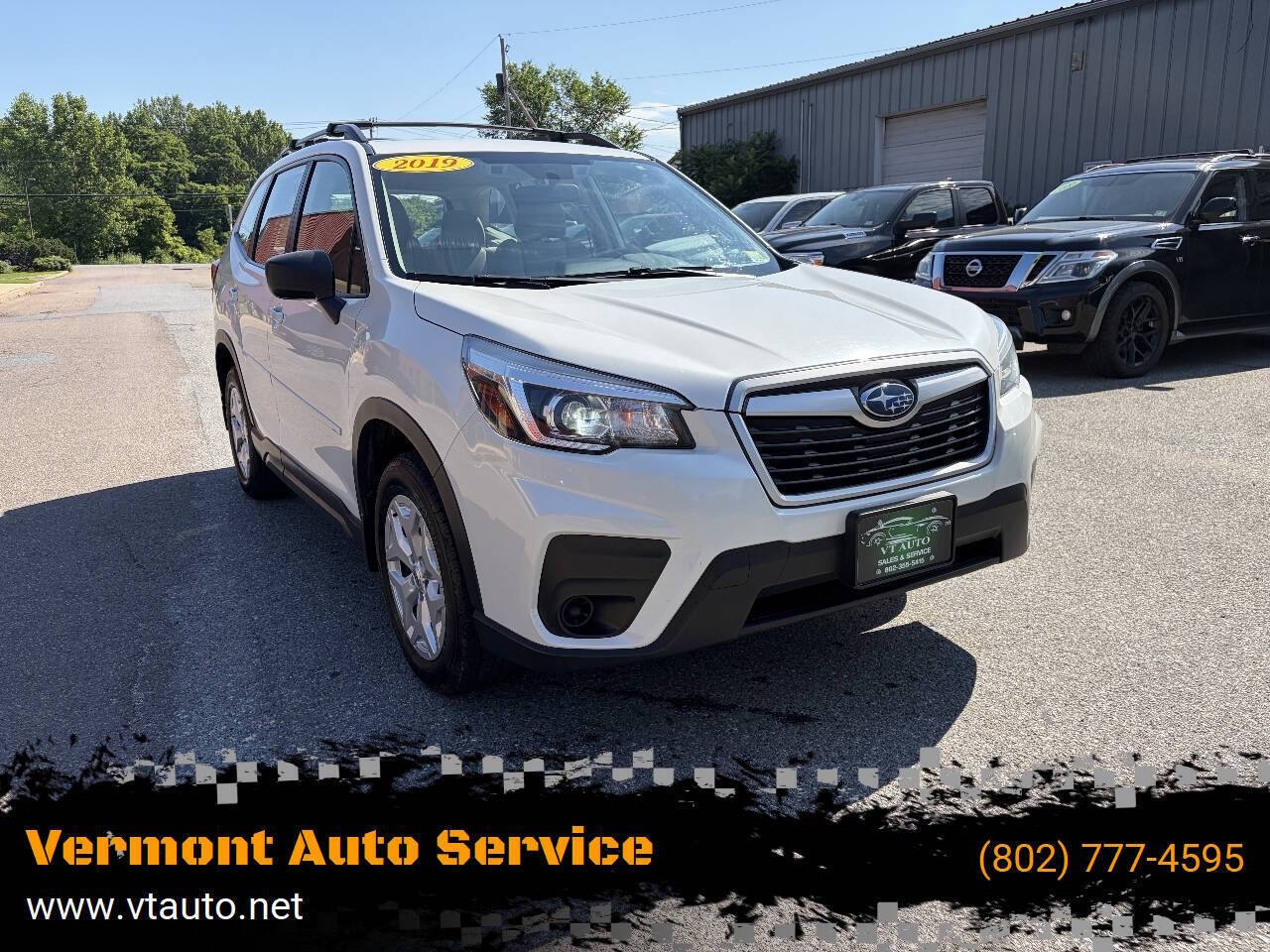 White 2019 Subaru Forester Base AWD Base 4dr Crossover 1