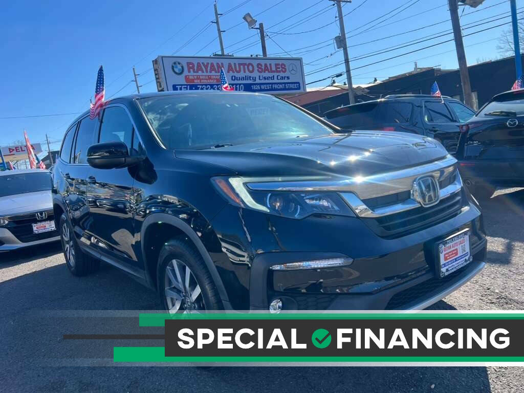 Black 2019 Honda Pilot EX-L AWD EX-L 4dr SUV 1