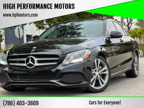 2017 Mercedes-Benz C-Class for sale at HIGH PERFORMANCE MOTORS in Hollywood FL