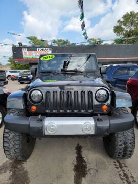 2012 Jeep Wrangler Unlimited for sale at Zor Ros Motors Inc. in Melrose Park IL