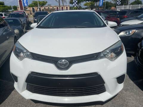 2016 Toyota Corolla for sale at America Auto Wholesale Inc in Miami FL