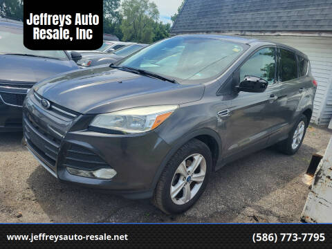 2013 Ford Escape for sale at Jeffreys Auto Resale, Inc in Clinton Township MI