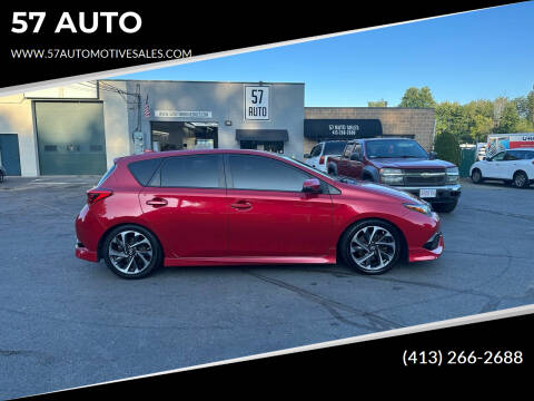 2016 Scion iM for sale at 57 AUTO in Feeding Hills MA