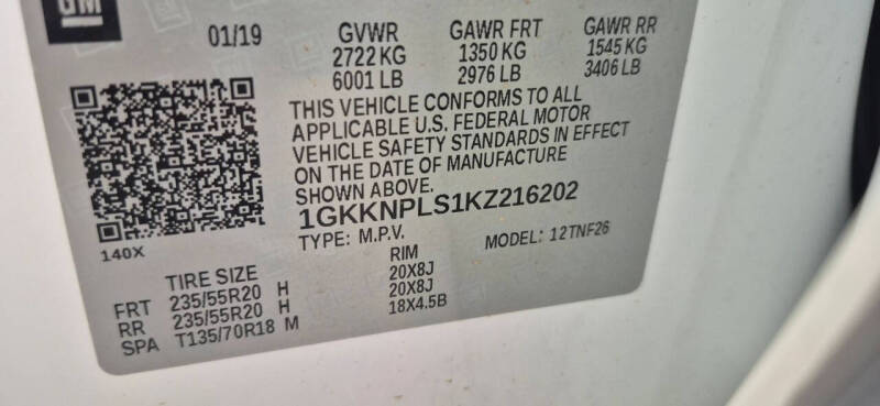 2019 GMC Acadia Denali