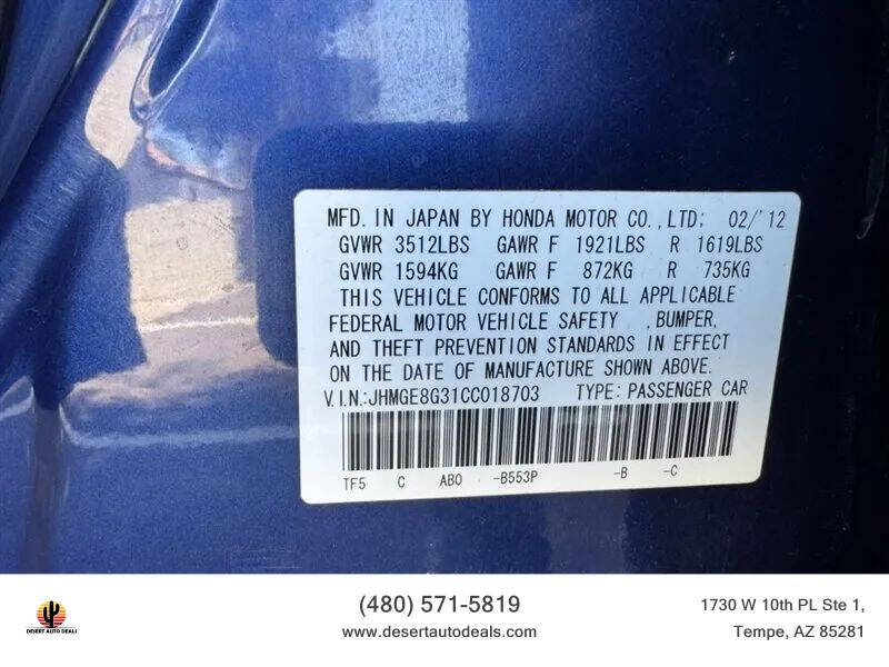 2012 Honda Fit