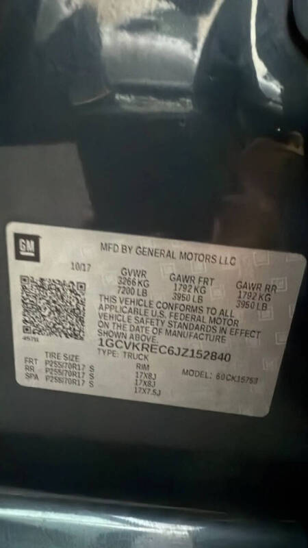 2018 Chevrolet Silverado 1500