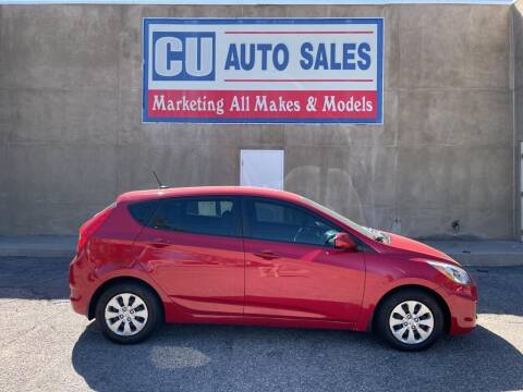 2016 Hyundai Accent for sale at C U Auto Sales in Albuquerque NM