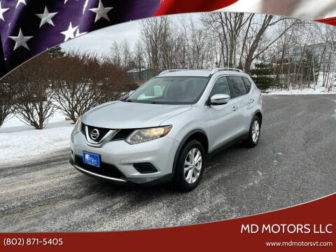 2016 Nissan Rogue for sale at MD Motors LLC in Williston VT