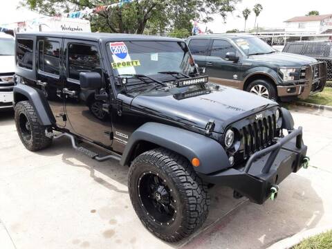 2018 Jeep Wrangler JK Unlimited for sale at Express AutoPlex in Brownsville TX