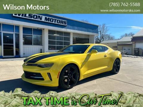2018 Chevrolet Camaro for sale at Wilson Motors in Junction City KS
