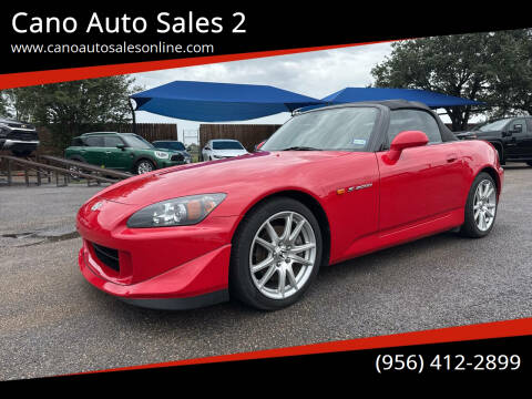 2005 Honda S2000 for sale at Cano Auto Sales 2 in Harlingen TX