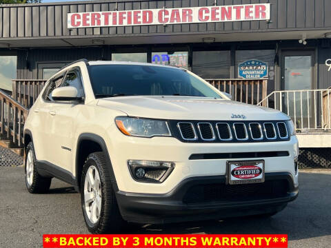 2019 Jeep Compass for sale at CERTIFIED CAR CENTER in Fairfax VA