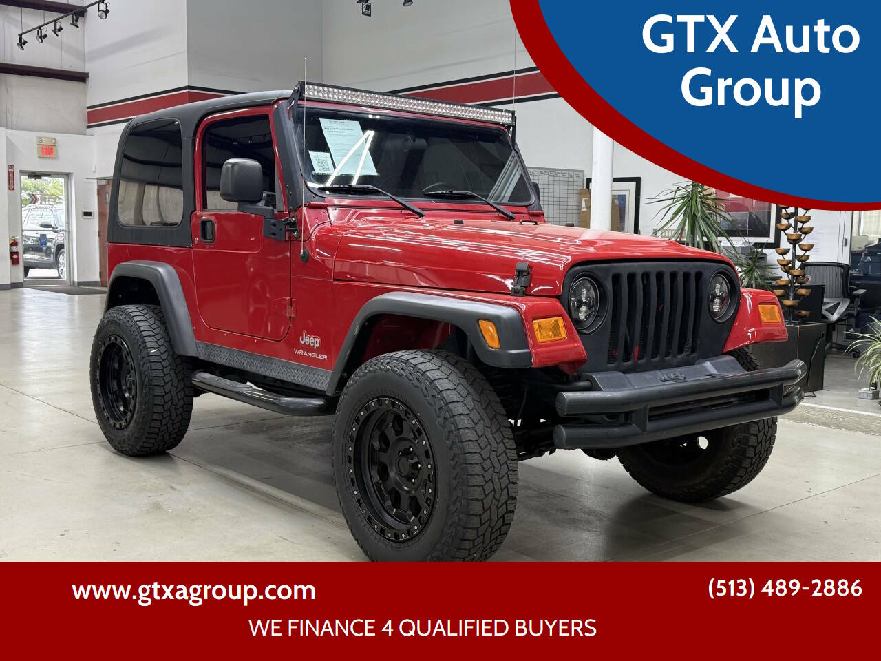 Red 2004 Jeep Wrangler X 2dr X 4WD SUV 1