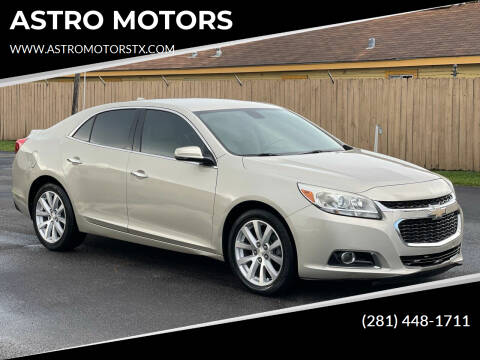 2014 Chevrolet Malibu for sale at ASTRO MOTORS in Houston TX