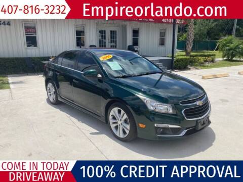 2015 Chevrolet Cruze for sale at Empire Automotive Group Inc. in Orlando FL