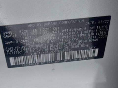 2022 Subaru Outback Limited XT