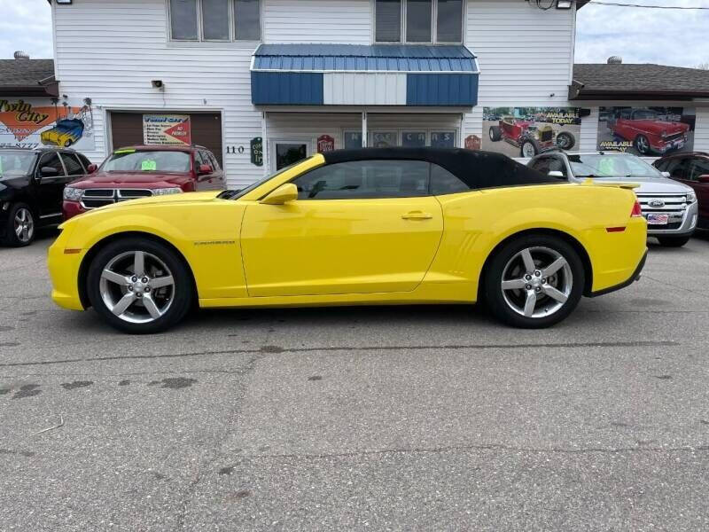 2015 Chevrolet Camaro for sale at Twin City Motors in Grand Forks ND